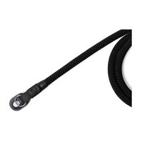 seam strap Kameraseil - Nylon mit Schutzleder  Schwarz 90 cm