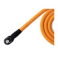 seam strap Kameraseil - Nylon mit Schutzleder  Orange  120 cm