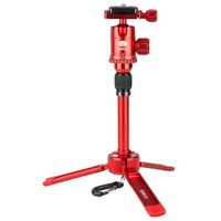 Sirui Mini Allrounder Tisch-/Videostativ mit Kopf Aluminium  rot