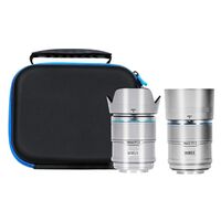 Sirui Sniper 16mm & 75mm  F1.2 APS-C Auto-Focus Objektiv Kit Metall  Fujifilm X-Mount Silber