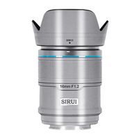 Sirui Sniper 16mm F1.2 APSC Auto-Focus Objektiv Metall  Sony E-Mount Silber