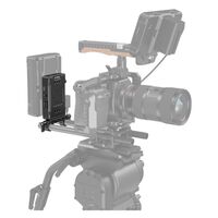 SmallRig 3498B V-Mount Batterieadapter  Platte mit doppelter Stabklemme