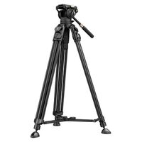 SmallRig 5201 AD-50 Max Video Carbon Fiber Tripod, Kohlefaser-Stativ 