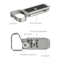 SmallRig Baseplate w/Air Tag Slot für Sony Alpha 7C II / Alpha 7CR  5482 silber