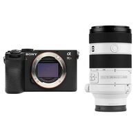 Sony Alpha 7C R (ILCE-7CR) + SEL 70-200mm f/4,0 OSS G II  schwarz
