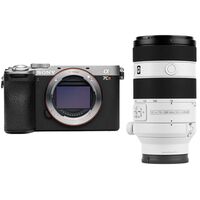 Sony Alpha 7C R (ILCE-7CR) + SEL 70-200mm f/4,0 OSS G II  silber