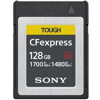 Sony Tough CFExpress Karte Type B R 1700MB/S W 1480 MB/S  128 GB
