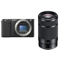 Sony Vlog-Kamera Alpha ZV-E10 + SEL 55-210mm f/4,5-6,3 OSS 