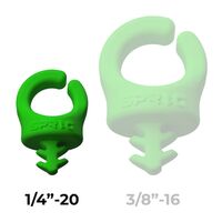 Sprig 6er Pack (1/4 -20) Kabel- Management  Green