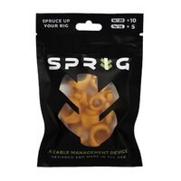 Sprig Value Pack (10x1/4 +5x3/8 ) Kabel-Management  Orange