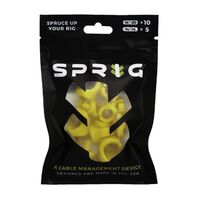 Sprig Value Pack (10x1/4 +5x3/8 ) Kabel-Management  Yellow