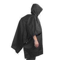Summit-Creative Regenponcho  schwarz