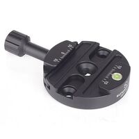 Sunwayfoto Schnellwechselklemme Discal DDY-64iL rund mit längerem Drehknopf 