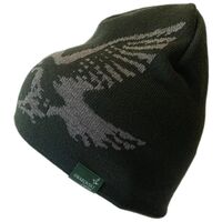 Swarovski Hawk merino beanie  grün