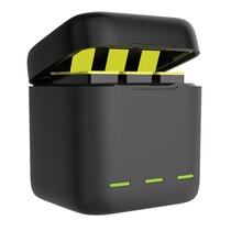 Telesin Dreifach-Ladegerät Box + 2x Akku - GoPro 9/10/11  Akku Gelb