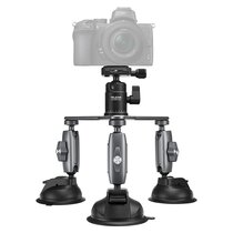 Telesin Dreifach-Saugnapf PRO Mount für GoPro 
