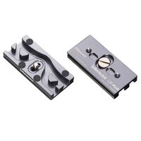 Tether Tools TetherBlock Arca Gray Kameraplatte als Kabelhalter mit Zugentlastung Arca-Swiss kompati 