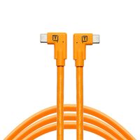 Tether Tools TetherPro Datenkabel USB-C an USB-C, 2 x rechtsgewinkelt  4,6 m Orange
