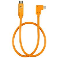 Tether Tools TetherPro Datenkabel USB-C an USB-C Pigtail rechtsgewinkelt  50 cm Orange