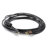 Tether Tools TetherPro USB-Datenkabel für USB 2.0 Typ A an USB 2.0 Mini-B (5-Pin) - 4,6 Meter Länge  schwarz