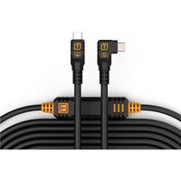 Tether Tools TetherPro USB-Datenkabel USB-C an USB-C, rechtsgewinkelt  9,4 Meter Schwarz