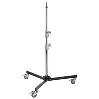 Tether Tools Tools Rock Solid Low Boy Roller Leuchtenstativ mit Rollen, Einstellhöhe 0,95 m - 1,8 m 