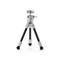 Tilta BT03 Tischkugelkopf mit 1-stufigen Stativbeinen aus Kohlefaser (3KG)  schneeweiß