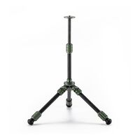 Tilta BT03E Tischkugelkopf mit 1-stufigen Stativbeinen aus Kohlefaser (3KG) ausziehbare Edition  waldgrün 