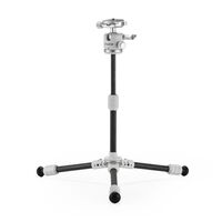 Tilta BT03E Tischkugelkopf mit 1-stufigen Stativbeinen aus Kohlefaser (3KG) ausziehbare Edition  schneeweiß