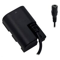 Tilta Canon LP-E6 Dummy-Batterie auf 5,5/2,1mm DC-Buchse Kabel 