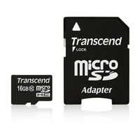 Transcend Micro SD-Card Class 10  16 GB