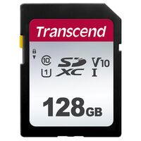 Transcend SDXC-Karte 300S UHS-I U1 V10 100/45MB/s  128 GB