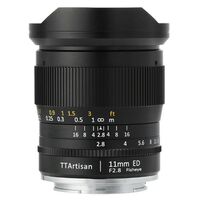 TTArtisan 11mm f/2,8 Fisheye  Nikon FX