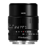 TTArtisan 40mm f/2,8 Macro  Micro Four Thirds
