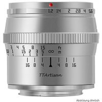TTArtisan 50mm f/1,2  Sony E  silber