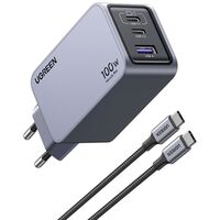 Ugreen Nexode Pro 100W GaN Ladegerät mit USB-C Cable 