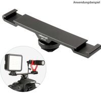 Ulanzi PT-2 Dual Cold Shoe Mount für Kamera und Smartphone 