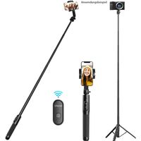 Ulanzi SK-03 Selfie Stick Stativ mit Bluetooth-Shutter  1,6 m