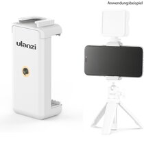 Ulanzi ST-07 Telefonhalter Kunststoff mit Cold Shoe  weiß