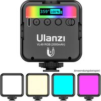 Ulanzi VL49 RGB Multi Colour LED-Video Light 