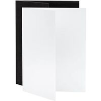 V-Flat World Tabletop V-Flats  Small 12' x 18' 2 x weiß, 2 x schwarz