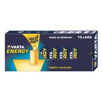 Varta Alkaline Batterie Micro (AAA/LR03) Energy 10er Pack 
