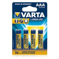 Varta Batterie 4103 Longlife Extra  4er-Pack