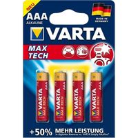 Varta Batterie 4703 Max Tech  4er-Pack