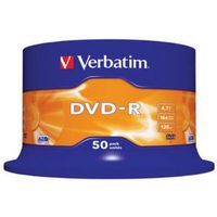 Verbatim DVD-R 16x Matt Silver 50x 