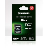 Voigtländer High-Speed SDHC, UHS-I Cl10, U1, V10 (90/12 MB/s)  16 GB