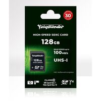 Voigtländer High-Speed SDXC, UHS-I Cl10, U1, V10 (100/15 MB/s)  128 GB