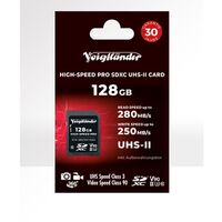 Voigtländer Prof. High-Speed SDXC, UHS-II, Cl10, U3, V90 (280/250 MB/s)  128 GB