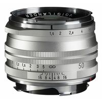 Voigtländer Nokton 50mm f/1,5 VM M.C.asphärisch  Leica M silber