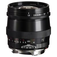 Voigtländer Ultron 75mm f/1,9 S.C.  VM  Leica M schwarz